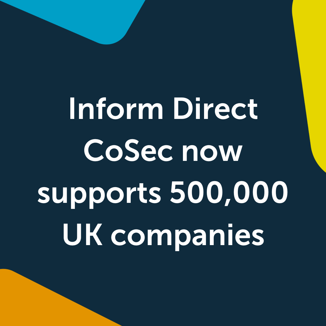 Inform Direct CoSec now supports 500,000 UK companies